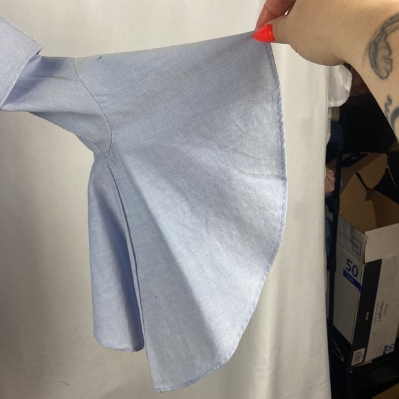 Maven West Off the Shoulder Ruffle Top with Huge Bell Sleeves - Picture 3 of 8